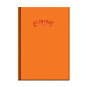 Denný diár A5 Everyday oranžový 2027